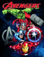 Çocuk Odası Halısı Avengers 6188K - Yıkanabilir Halılar